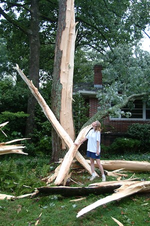 Hot  lightning strike